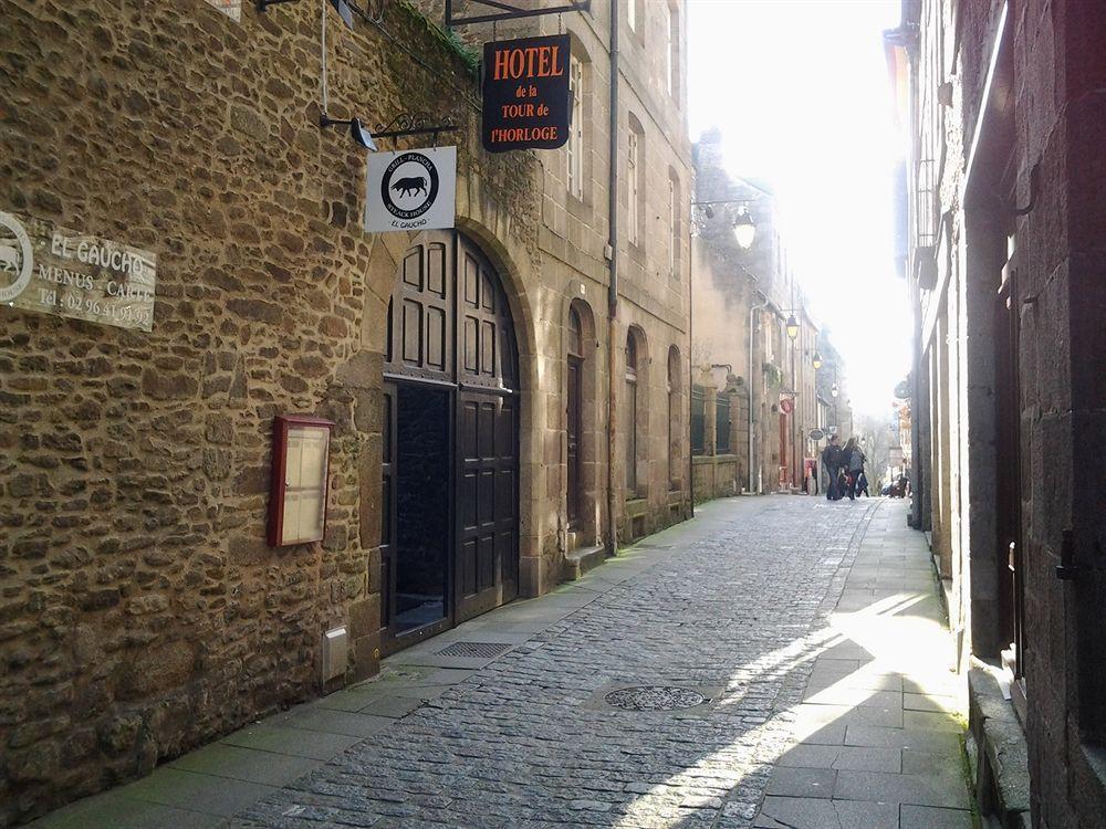 Hotel De La Tour De L'Horloge Dinan Exteriör bild